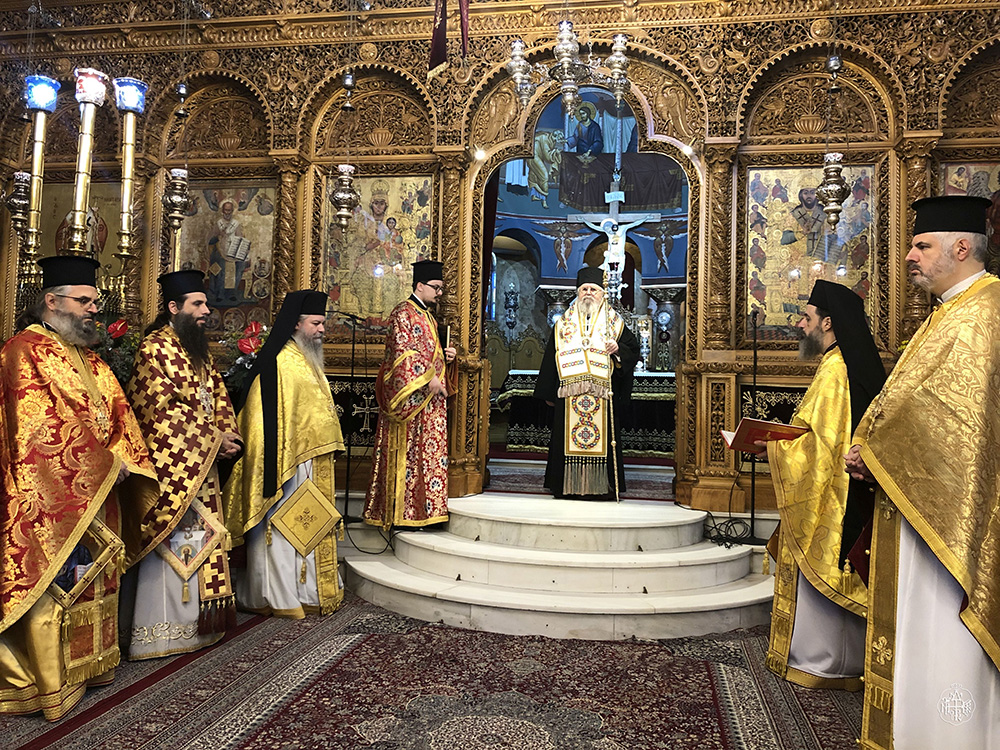 ΔΟΞΟΛΟΓΙΑ ΓΙΑ ΤΗΝ ΕΝΑΡΞΗ ΤΟΥ ΝΕΟΥ ΕΤΟΥΣ ΣΤΟΝ ΜΗΤΡΟΠΟΛΙΤΙΚΟ ΙΕΡΟ ΝΑΟ ΑΓΙΟΥ ΝΙΚΟΛΑΟΥ ΚΑΙΣΑΡΙΑΝΗΣ