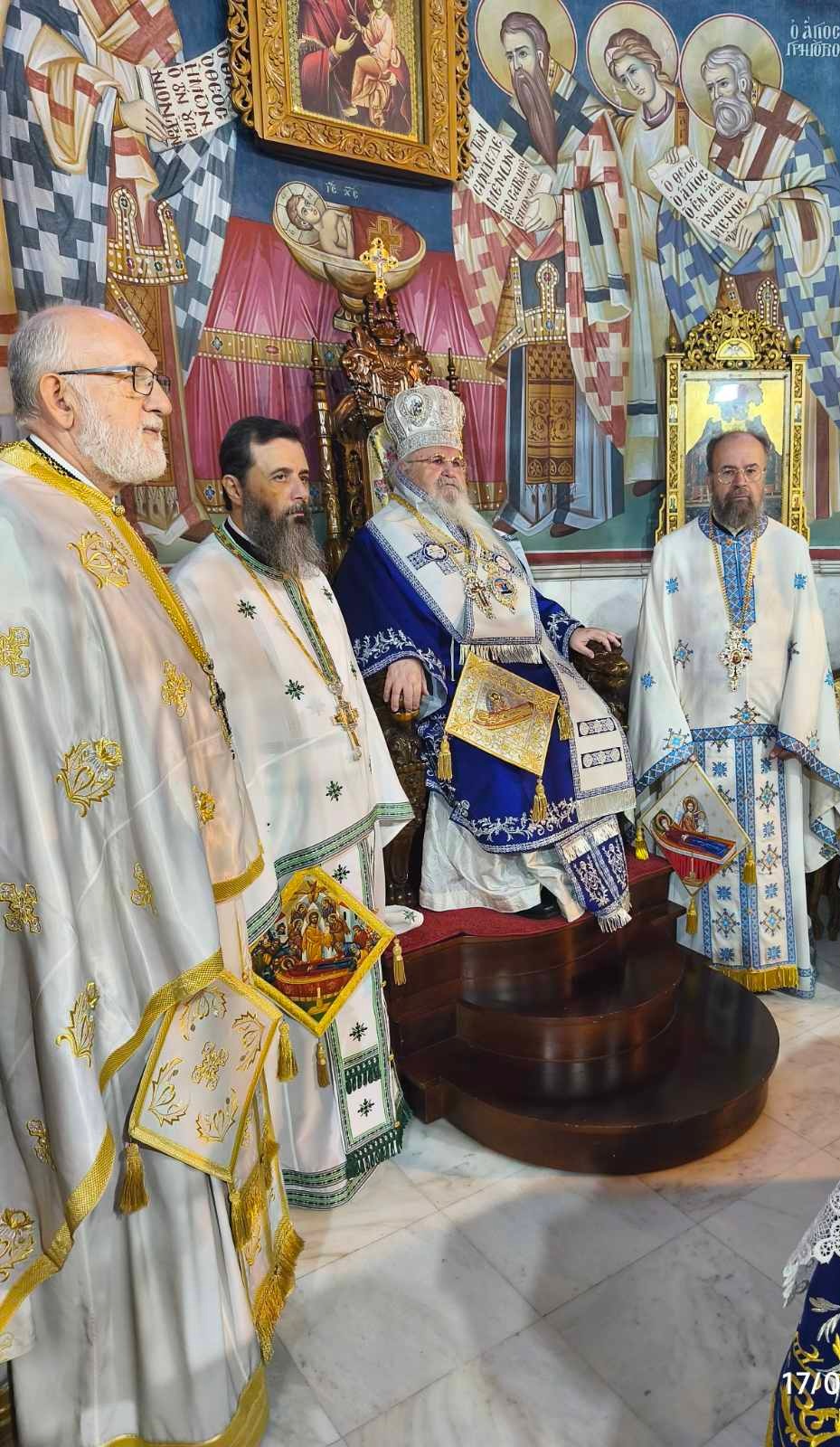 Κυριακή μετά την εορτή της Κοιμήσεως της Θεοτόκου στον Ιερό Ναό Αγίου Γεωργίου Καρέα