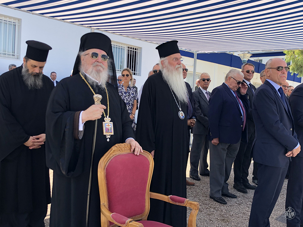Ο ΣΕΒΑΣΜΙΩΤΑΤΟΣ ΜΗΤΡΟΠΟΛΙΤΗΣ ΜΑΣ ΣΤΗΝ ΤΕΛΕΤΗ ΠΑΡΑΔΟΣΗΣ-ΠΑΡΑΛΑΒΗΣ ΤΗΣ ΑΝΩΤΑΤΗΣ ΣΤΡΑΤΙΩΤΙΚΗΣ ΔΙΟΙΚΗΣΗΣ ΕΣΩΤΕΡΙΚΟΥ ΚΑΙ ΝΗΣΩΝ (ΑΣΔΕΝ)