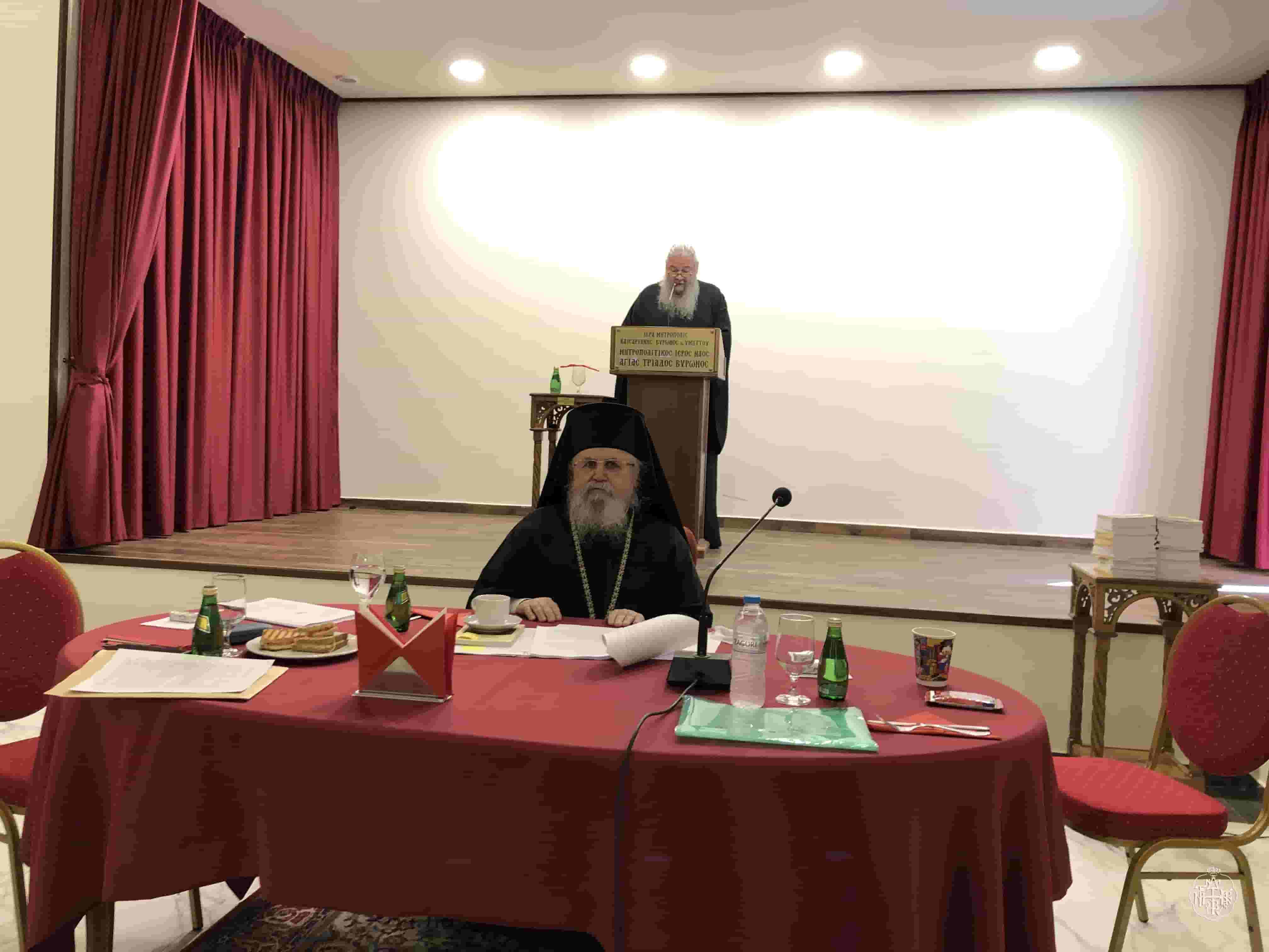 ΙΕΡΑΤΙΚΗ ΣΥΝΑΞΗ ΜΗΝΟΣ ΝΟΕΜΒΡΙΟΥ ΣΤΟ ΠΝΕΥΜΑΤΙΚΟ ΚΕΝΤΡΟ ΤΟΥ ΙΕΡΟΥ ΝΑΟΥ ΑΓΙΑΣ ΤΡΙΑΔΟΣ ΒΥΡΩΝΟΣ