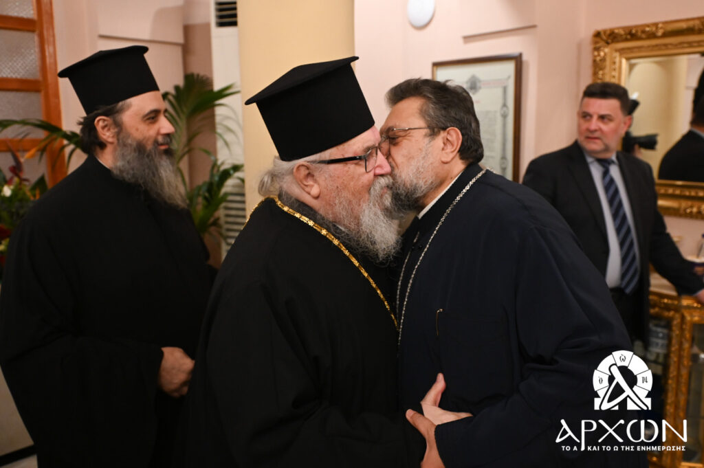 Ο Σεβασμιώτατος Ποιμενάρχης μας στον εορτάζοντα Μητροπολίτη Μεσσηνίας κ.Χρυσόστομο