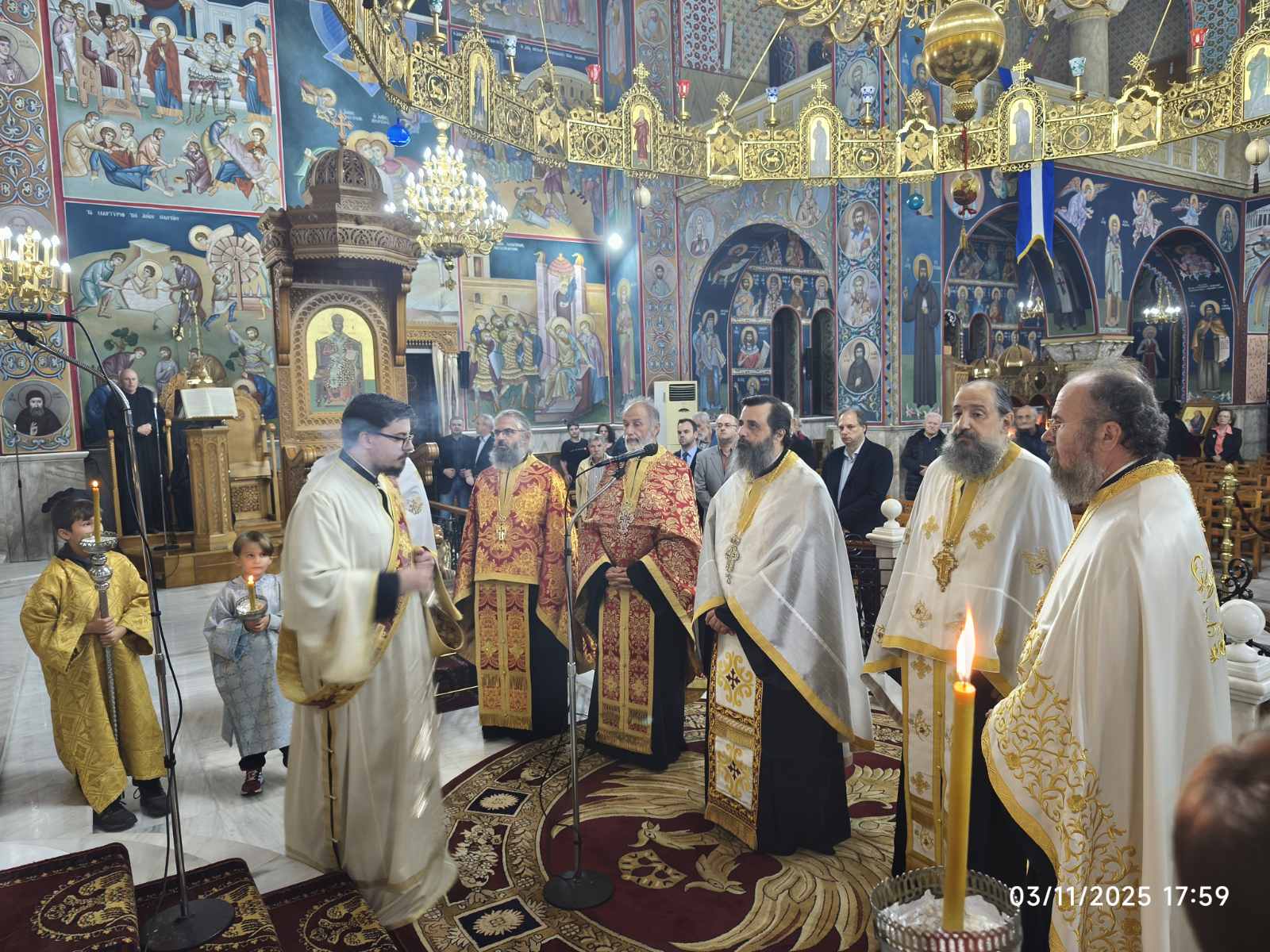 Ο ΜΕΘΕΟΡΤΟΣ ΕΣΠΕΡΙΝΟΣ ΚΑΙ Η ΛΙΤΑΝΕΥΣΗ ΤΗΣ ΙΕΡΑΣ ΕΙΚΟΝΟΣ ΤΟΥ ΑΓΙΟΥ ΕΝΔΟΞΟΥ ΜΕΓΑΛΟΜΑΡΤΥΡΟΣ ΓΕΩΡΓΙΟΥ ΤΟΥ ΤΡΟΠΑΙΟΦΟΡΟΥ ,ΣΤΟΝ ΠΑΝΗΓΥΡΙΖΟΝΤΑ ΙΕΡΟ ΝΑΟ ΑΓΙΟΥ ΓΕΩΡΓΙΟΥ ΚΑΡΕΑ