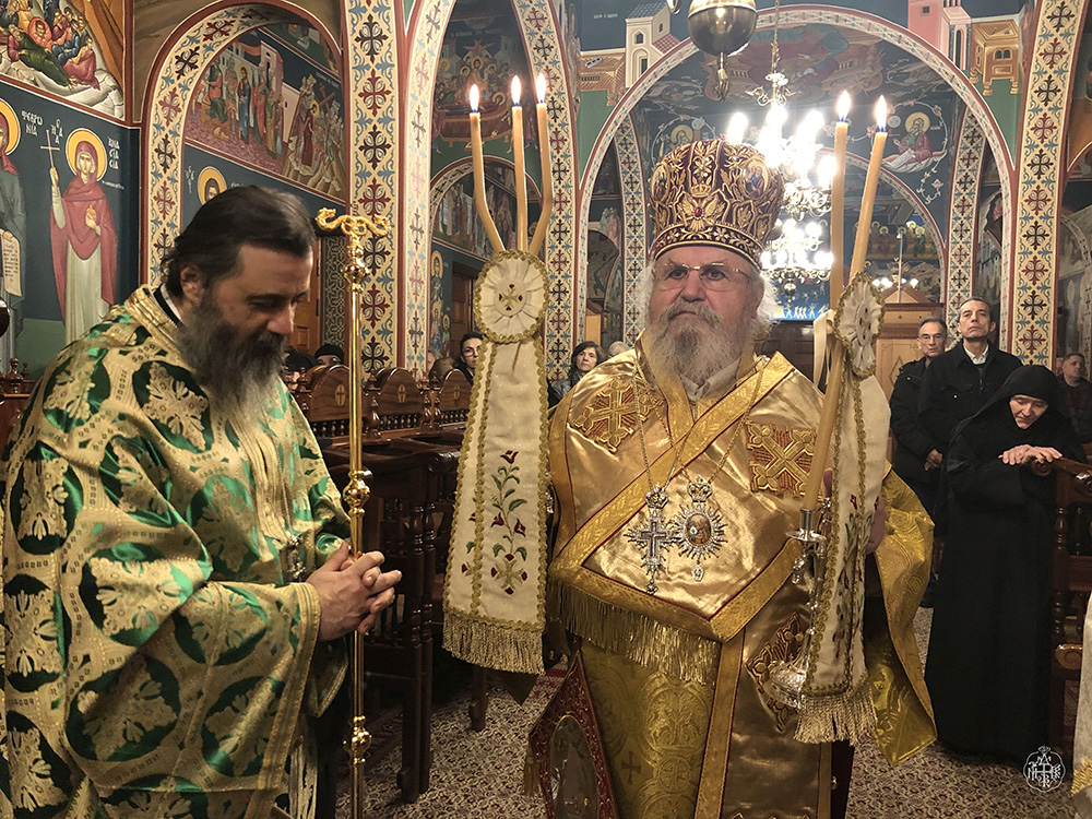 ΠΑΡΑΜΟΝΗ ΧΡΙΣΤΟΥΓΕΝΝΩΝ Ο ΣΕΒΑΣΜΙΩΤΑΤΟΣ ΜΗΤΡΟΠΟΛΙΤΗΣ ΜΑΣ ΣΤΗΝ ΙΕΡΑ ΜΟΝΗ ΑΓΙΟΥ ΙΩΑΝΝΟΥ ΠΡΟΔΡΟΜΟΥ ΚΑΡΕΑ