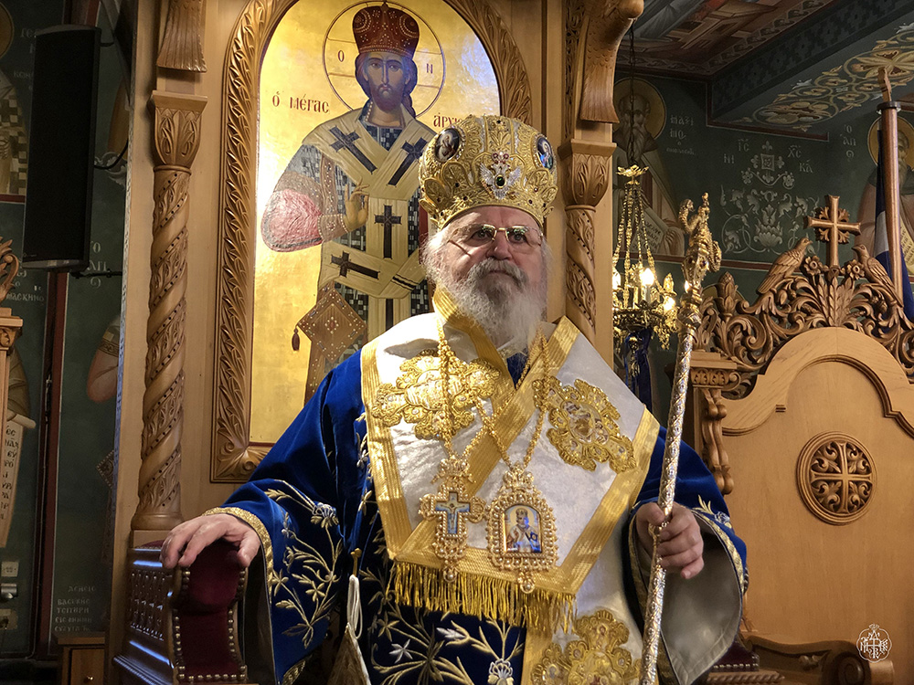 ΠΑΝΗΓΥΡΙΚΗ ΑΡΧΙΕΡΑΤΙΚΗ ΘΕΙΑ ΛΕΙΤΟΥΡΓΙΑ ,ΣΤΟΝ ΠΑΝΗΓΥΡΙΖΟΝΤΑ ΜΗΤΡΟΠΟΛΙΤΙΚΟ ΙΕΡΟ ΝΑΟ ΑΓΙΟΥ ΚΑΙΣΑΡΙΑΝΗΣ