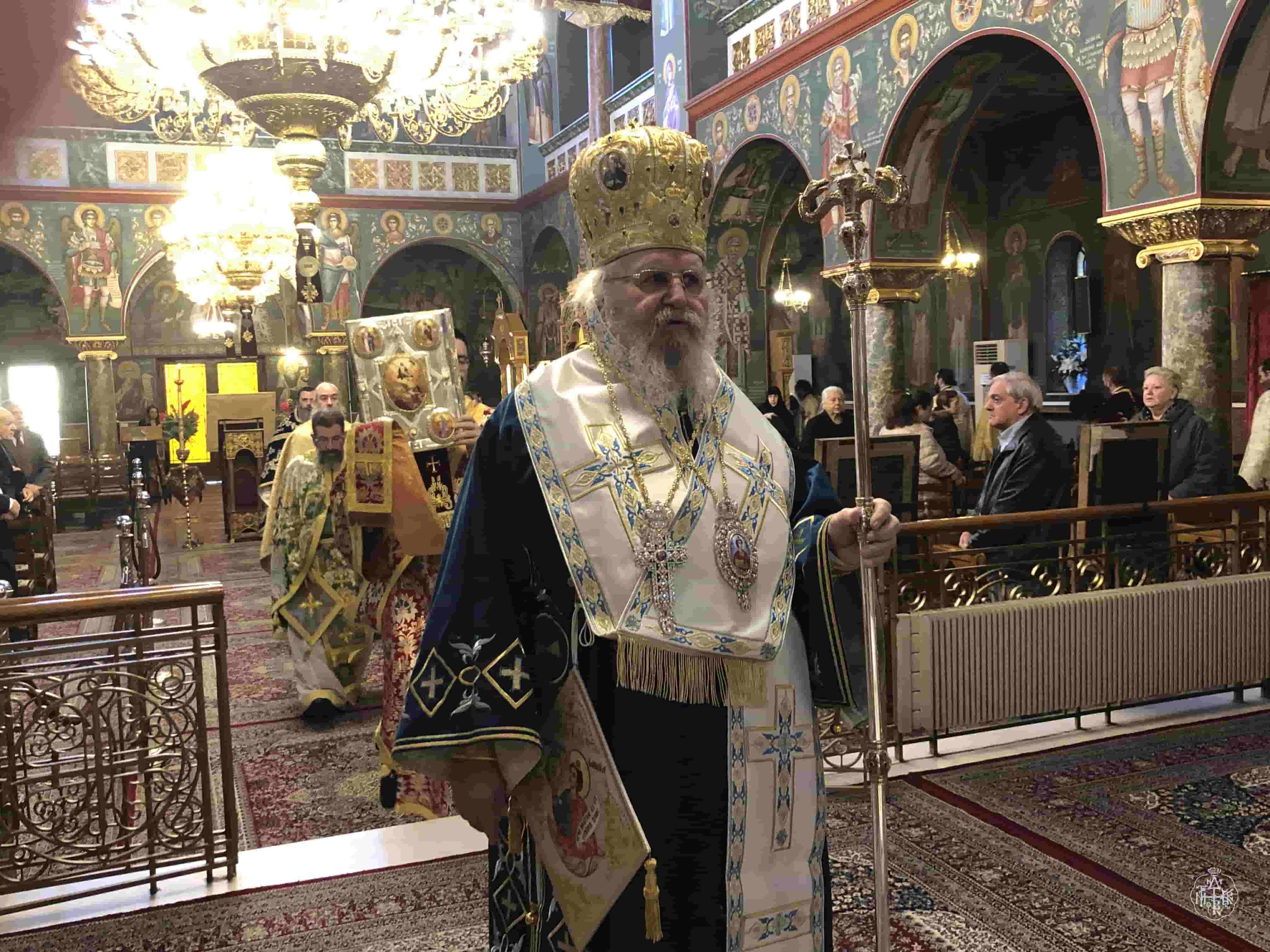 ΠΑΝΗΓΥΡΙΚΗ ΑΡΧΙΕΡΑΤΙΚΗ ΘΕΙΑ ΛΕΙΤΟΥΡΓΙΑ ΓΙΑ ΤΑ ΟΝΟΜΑΣΤΗΡΙΑ ΤΟΥ ΣΕΠΤΟΥ ΜΑΣ ΠΟΙΜΕΝΑΡΧΟΥ κ. ΔΑΝΙΗΛ ,ΣΤΟΝ ΜΗΤΡΟΠΟΛΙΤΙΚΟ ΙΕΡΟ ΝΑΟ ΑΓΙΟΥ ΝΙΚΟΛΑΟΥ ΚΑΙΣΑΡΙΑΝΗΣ