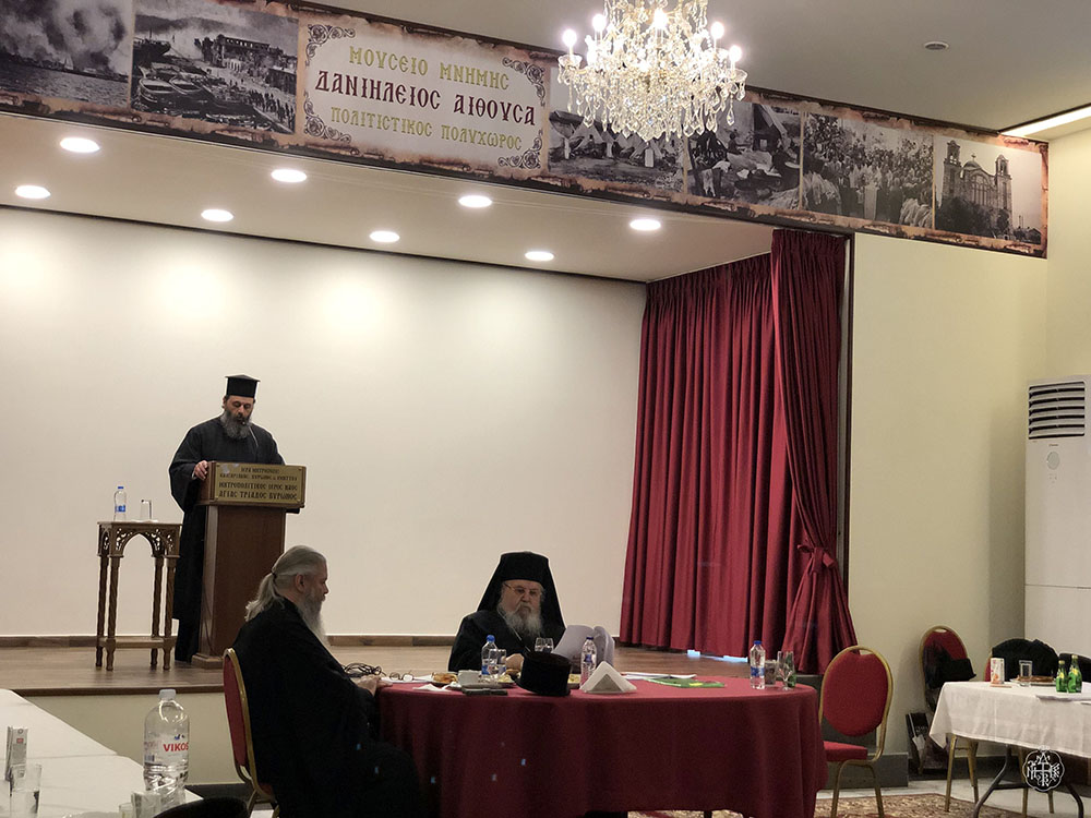 Ιερατική Σύναξη Μηνός Μαρτίου στο Πνευματικό Κέντρο του Ιερού Ναού Αγίας Τριάδος Βύρωνος